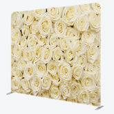 Aperturee - Aperturee Simple Yellow Roses Backdrop Cover For Party Decor